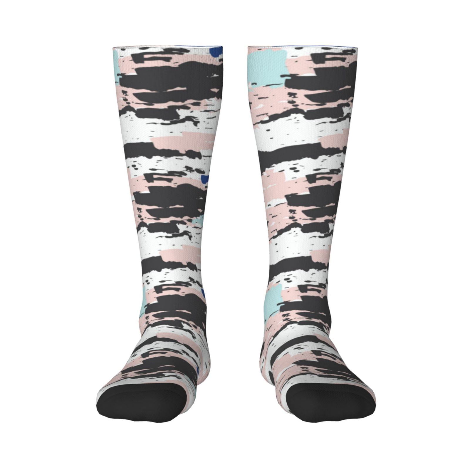 Knee High Socks for Men and Women, Digital Camo Althletic Compression ...