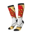 thumbnail image 1 of Knee High Socks for Men and Women, Halloween Happy Old Man E Althletic Compression Socks, Support Long Tube Socks for Outdoor Sport, Calf Socks, High Stockings for Women Men, 1 of 7
