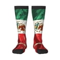 thumbnail image 1 of Knee High Socks for Women Mexico-Flag- Print Long Tube Sock Uniform Socks, 1 of 7