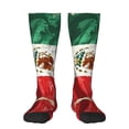 thumbnail image 1 of Knee High Socks for Women Mexico-Flag- Print Long Tube Sock Uniform Socks, 1 of 7