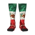 thumbnail image 1 of Knee High Socks for Women Mexico-Flag- Print Long Tube Sock Uniform Socks, 1 of 7