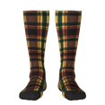 thumbnail image 1 of Knee High Socks for Women Tartan Plaid Scottish Long Tube Sock Uniform Socks, 1 of 7