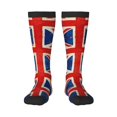 thumbnail image 1 of Knee High Socks for Women Union Jack All Uk Flag Long Tube Sock Uniform Socks, 1 of 7