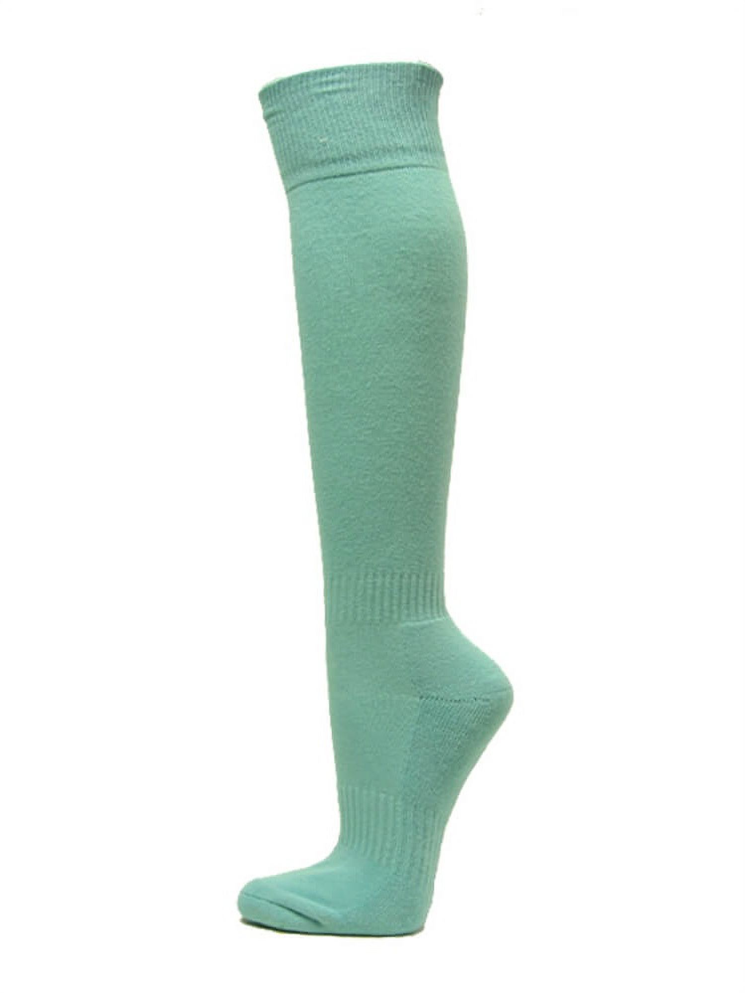 Knee High Sports Athletic Baseball Softball Socks, LIGHT SKY BLUE
