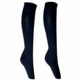 thumbnail image 1 of Knee High Sports Socks, Solid Football Stockings, Long Tube Athletic Hosiery, Men Elastic Wear Resistant Foot Wear for Ball Game Outdoor Training Sports Practical Socks,Black, 1 of 8