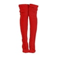 thumbnail image 1 of Knee High Stockings for Women Women's Cable Knitted Boot Socks Extra Long Thigh High Winter Stockings Over Knee Leg Warmers Stockings for Women, 1 of 4