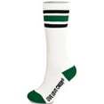 thumbnail image 1 of Knee High Striped Sock Dark Green Youth, 1 of 1