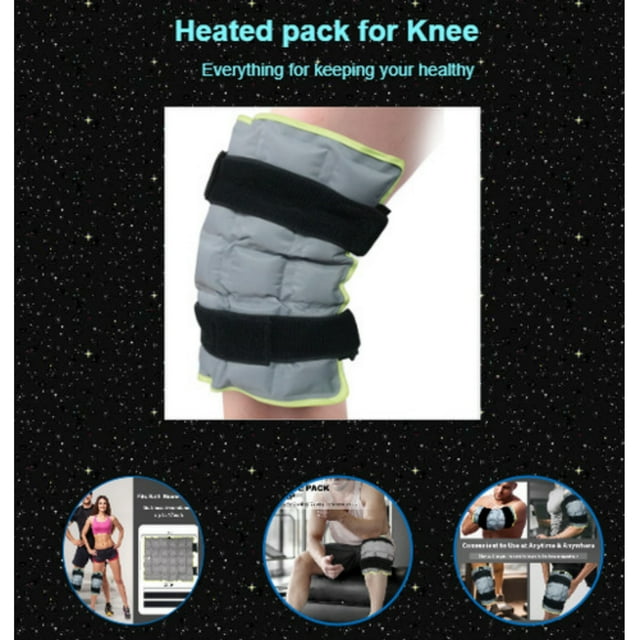 Knee Ice Packs Wrap for Injuries, Flexible Heat Cold Therapy Packs, Reusable Gel Ice Pack for