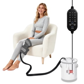 MQ Ice Machine for Knee After Surgery Cold Therapy Machine for Knee, Leg, Waist & Full Body, with Digital Timer & Silent Pump, Post-Surgery Pain Relief (Barrel Not Included)