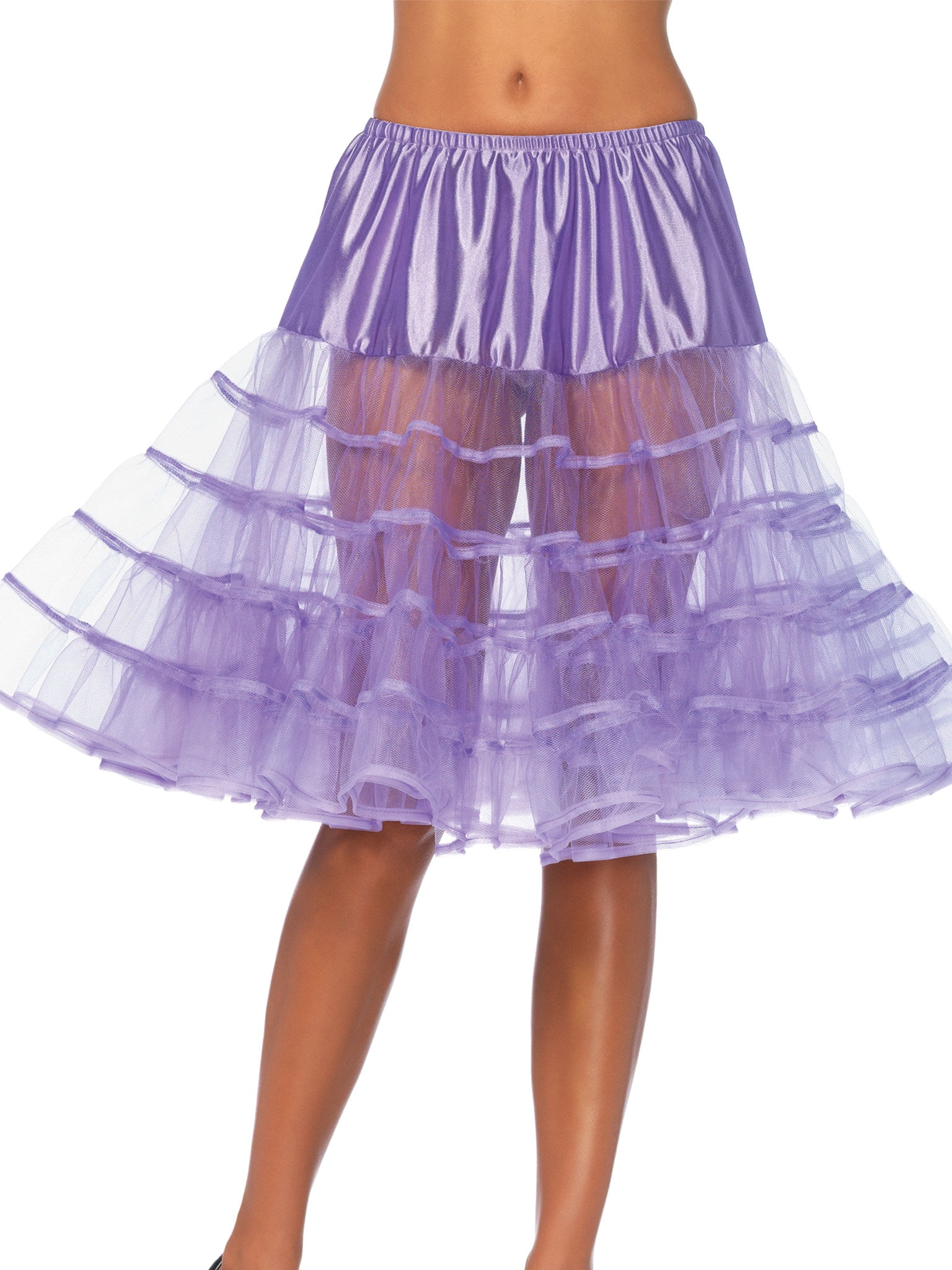 Knee Length Petticoat Skirt - Walmart.com