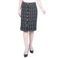 thumbnail image 1 of Knee Length Slim Tweed Knit Skirt, 1 of 3