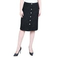thumbnail image 1 of Knee Length Slim Tweed Knit Skirt, 1 of 3