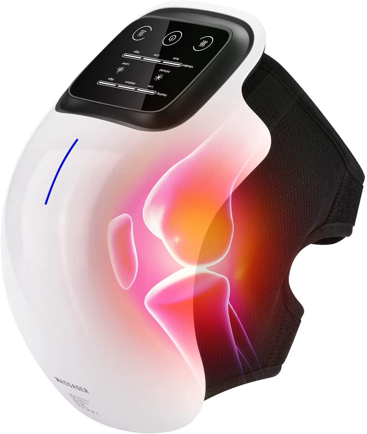 Knee Massager, FDA Registered, Infrared Heat andKnee for Swelling Stiff Joints, Stretched