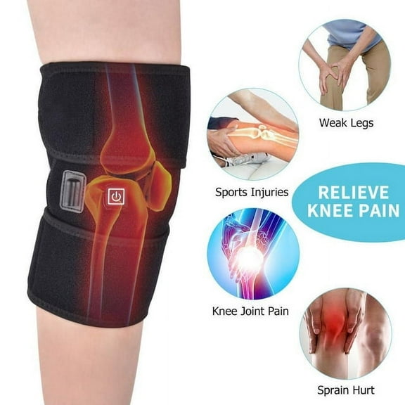 Knee Massager,Heating Knee Brace Wrap,Knee Heating Pad,Arthritis Recovery, Knee Pain Relief Pads