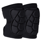 Knee Pads, Armed Padded Protective Gear Set, Adjustable Straps, Ideal for Motorcycle, Skiing, Climbing, Black, L