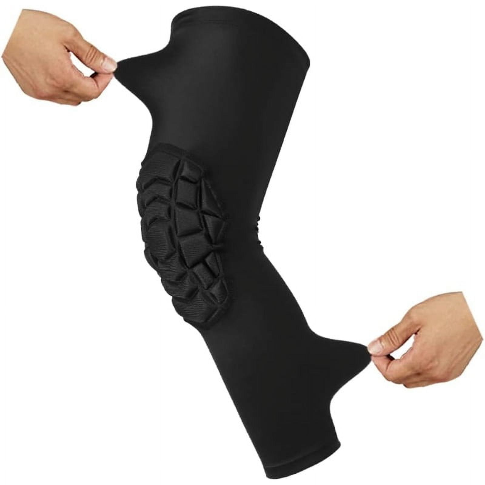 Pro-Tec Athletics 3D Flat Premium Knee Sleeve, Black/Blue, Medium