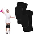 thumbnail image 1 of Knee Pads for Kids Suit for Age 7-12 Years, Wrestling Knee Pads Volleyball Knee Pads Thick Sponge Youth Girls Anit-Slip Sport Knee Support Brace for Volleyball Dance Yoga Running Climbing Black, 1 of 6