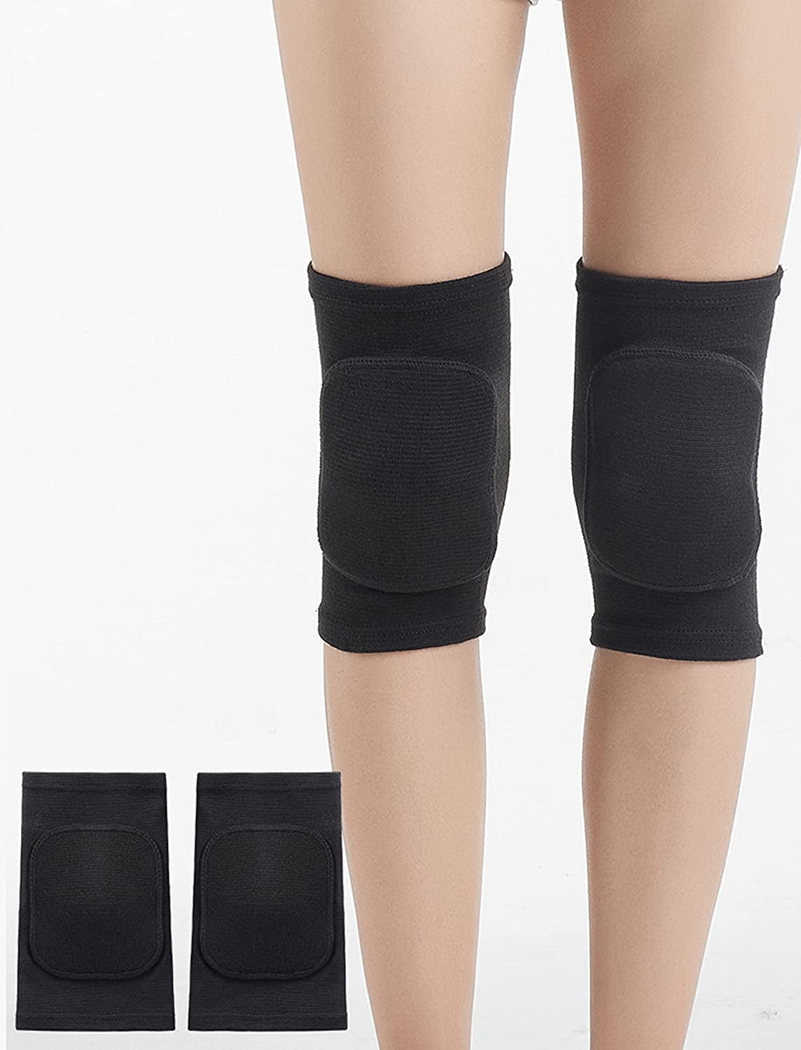 Knee Pads For Women & Men - Volleyball Dance Wrestling Pads With EVA Protection, Breathable & Non-Slip
