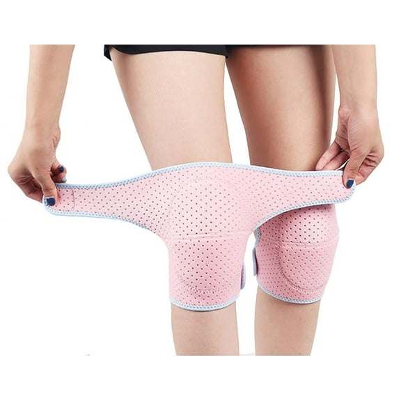 Knee Pads for Women & Men, Soft Dance Knee Pads Volleyball Knee Pads for Women Men Wrestling Knee Pads Wrestling Gear, Crash Pad Snowboarding Gear Knee Protector Soft Knee Pads for Work (Pink)