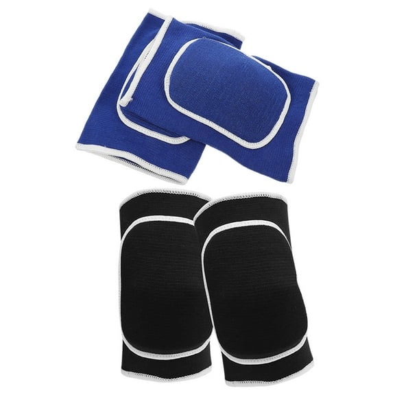 Knee Pads Work 2 Pairs Sponge Skateboard Thicken Brace Volleyball Kneeler Kneepads Savers