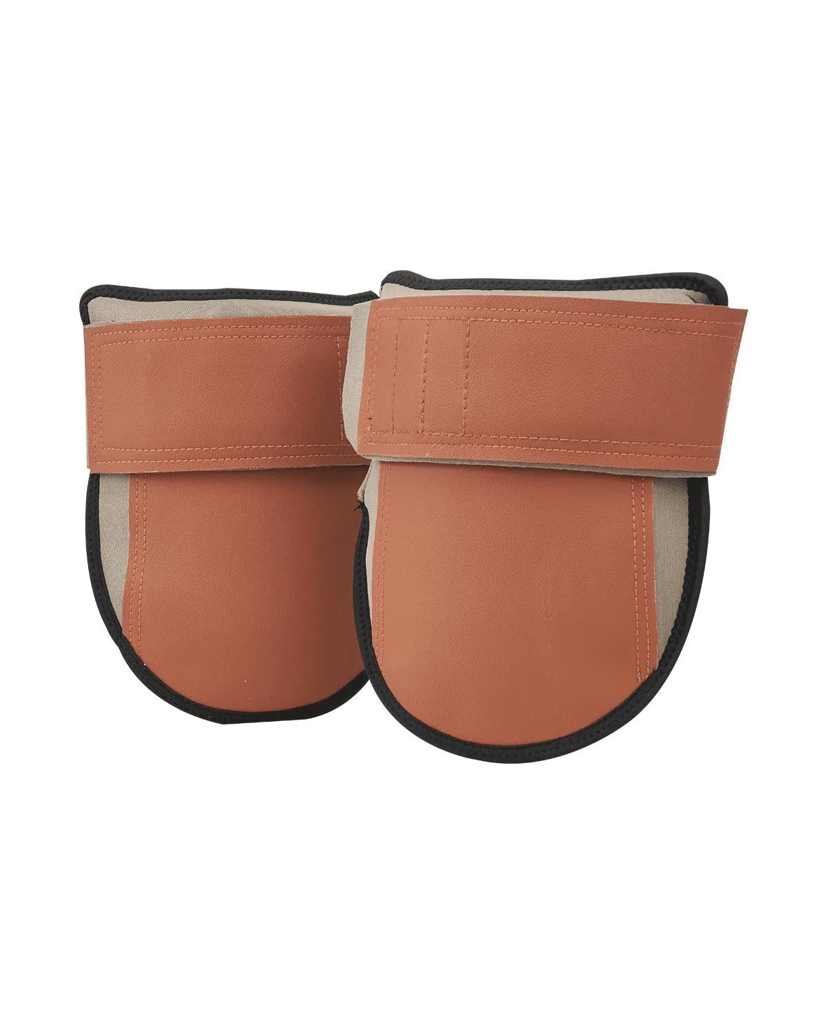 Knee Pads for Work, Durable Leather Construction Pads, Machine Washable Work Knee Pads, Easy to Wear and Take off, Extra Thick Knee Support for Gardening Flooring and Cleaning, Black and Brown