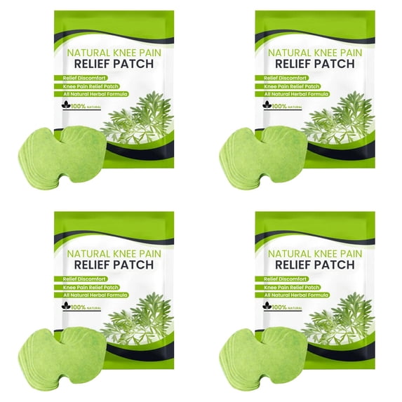 Knee Pads for Joint Warmth and Support - Natural Knee Patch Plaster Patch for Long Lasting Comfort and Mobility (4bag/48pcs)