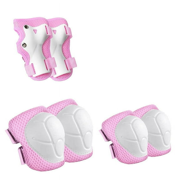 Knee Pads for Kids Elbow Pads Set Toddler Protective Gear Knee Pink