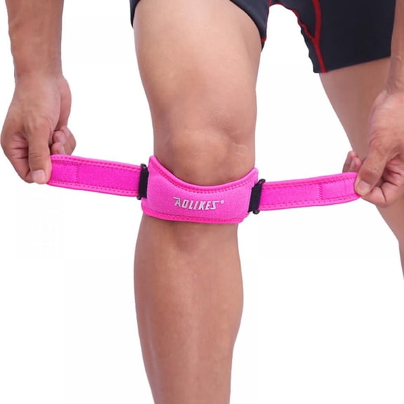 Knee Pain Relief & Patella Stabilizer Knee Strap Brace Support for Hiking, Soccer, Basketball, Running, Jumpers Knee, Tennis, Tendonitis, Volleyball & Squats