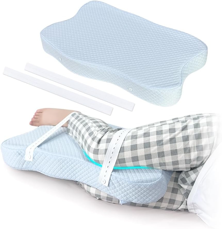 Knee Pillow for Side Sleepers Between Legs Memory Foam Knee Pillow with