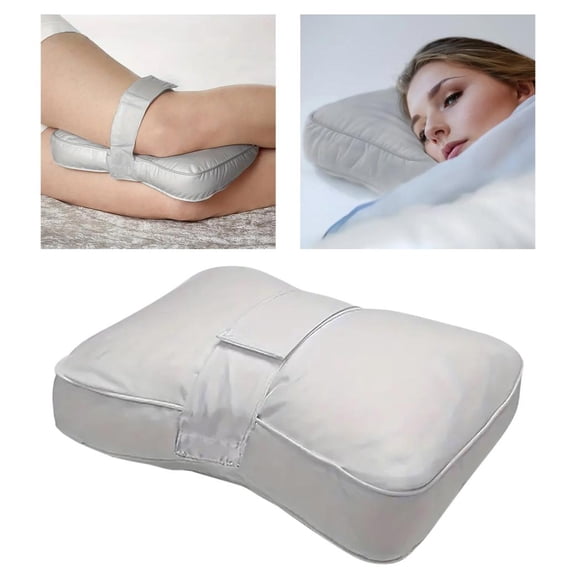 Knee Pillow for Side Sleepers - Breathable Bed Cushion Strap, Ergonomic Leg Support Pillow, Soft Orthopedic Sleep Aid Display | Spine Alignment Back Joints for Rehabilitation Comfort