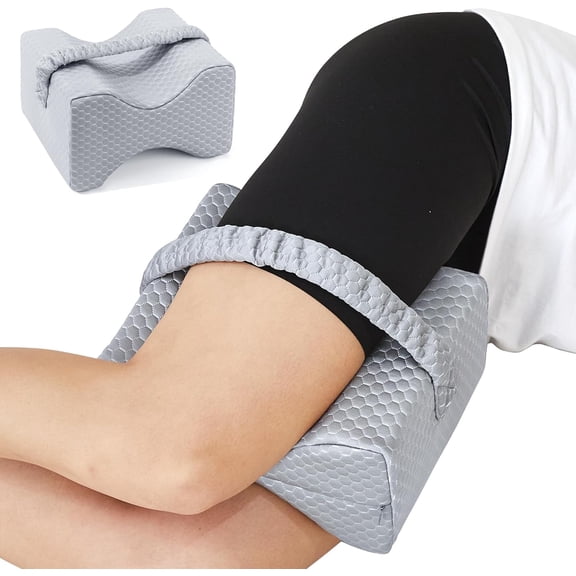Knee Pillow for Side Sleepers,Cooling Leg Sciatica, Knees,Back,Joints Between Legs,HIPS Pain Relief When Sleeping,Spine Aligning Support Surgery Recovery, Pregnancy