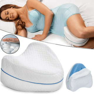 WBTAYB Knee Pillow for Side Sleepers - Knee Pillows for Sleeping - Comfy Pillow  Between Legs for Sleeping - Under Leg Knee Cushion with Cooling Cover - Knee  Surgery Pillow with Adjustable Strap 