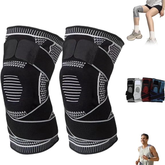 Knee Pro Knee Brace,Bone-on-Bone WalkingSupport,Bone RecoveryKnee Braces,One Pair