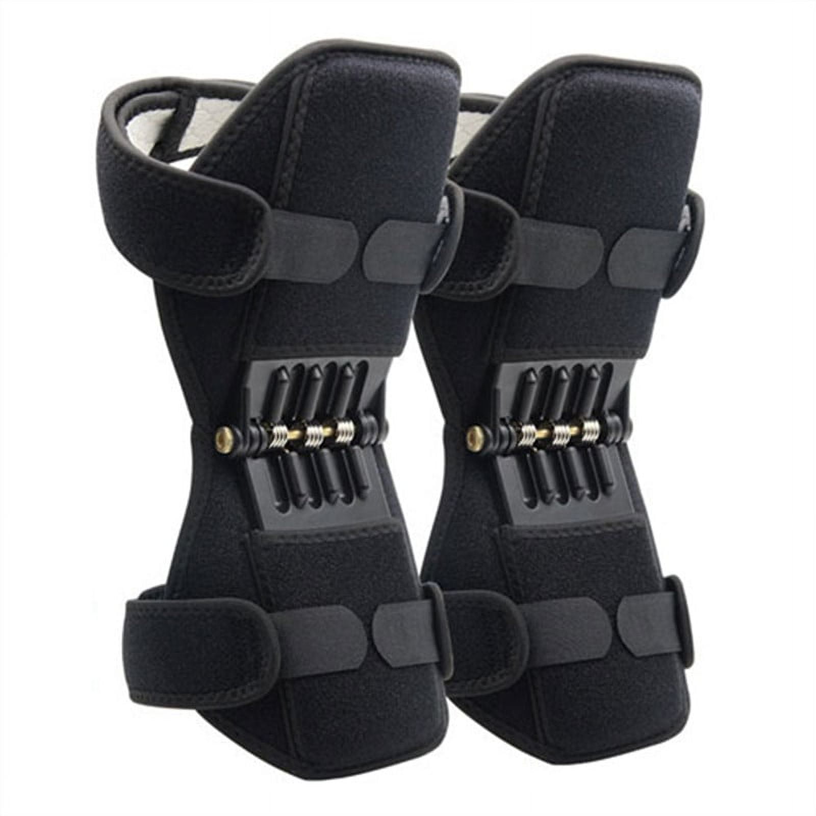 Knee Protection Booster,Joint Support Spring Knee Stabilizer Pad,Power Lift  and Relief Knee Spring Loaded Knees Brace for Weak Legs Sports Training  Squat Climbing Exercising 