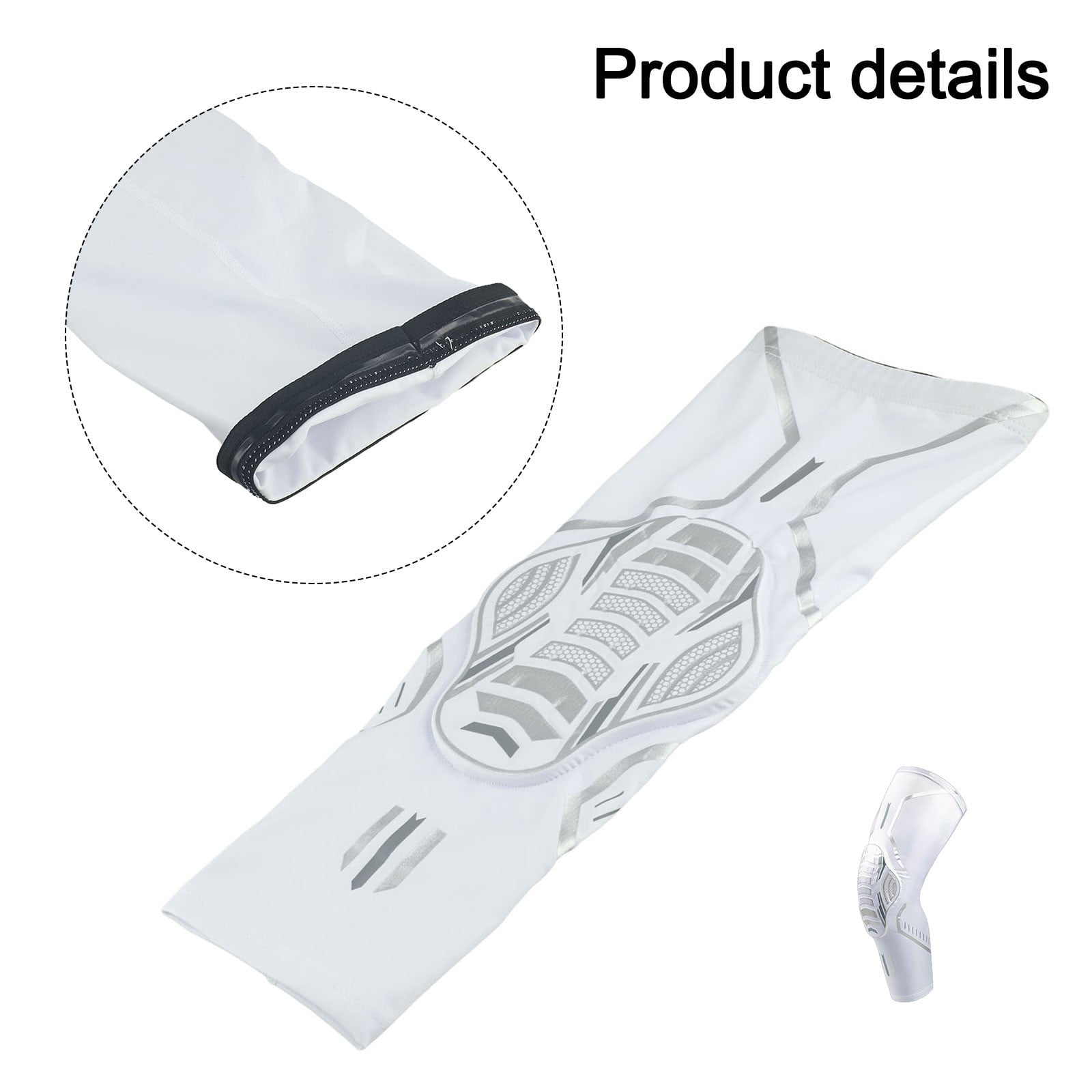Knee Protector Compression Sleeve Sports Brace Support Pads for Gym Volleyball Basketball