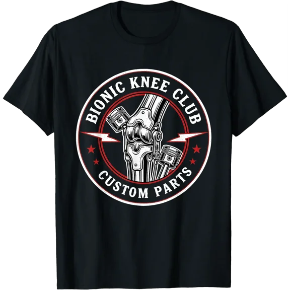 Knee Replacement Club: Funny Post Knee Surgery Recovery T-Shirt, Unisex T-Shirt
