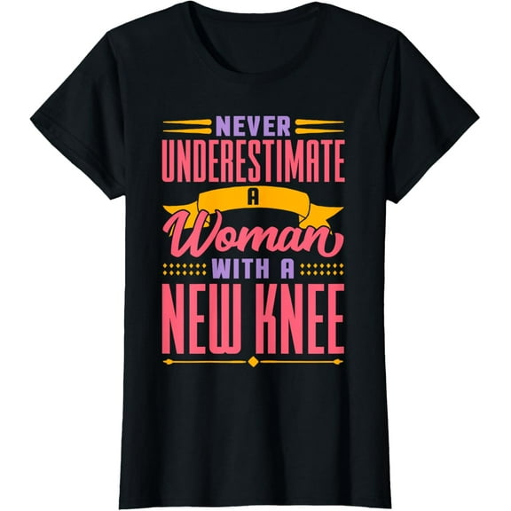 Knee Replacement Tshirt for Women New Knee Surgery Recovery T-Shirt100% cotton