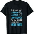 thumbnail image 1 of Knee Replacement Wizard New Knee Knee Surgery Recovery T-Shirt, 1 of 4