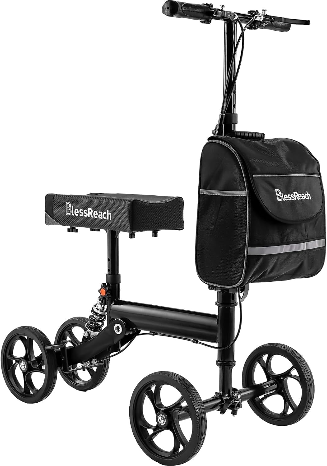 Knee Scooter Steerable Knee Walker Deluxe Medical Scooter for Foot