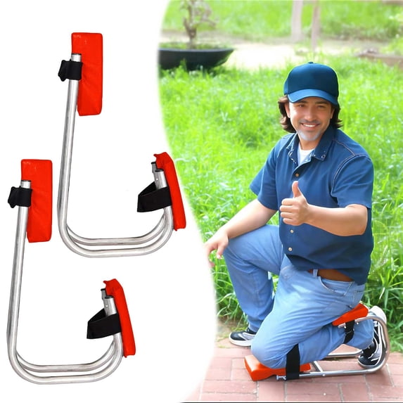 Knee Seat Knee Seat for Gardening Ergonomic Kneeler Seat for Gardening Ergonomic Knee Protection & Ankle Support Knee Seat Leg Brace Garden Wearable Replacing Strap On Kneeling Device for Farm Work