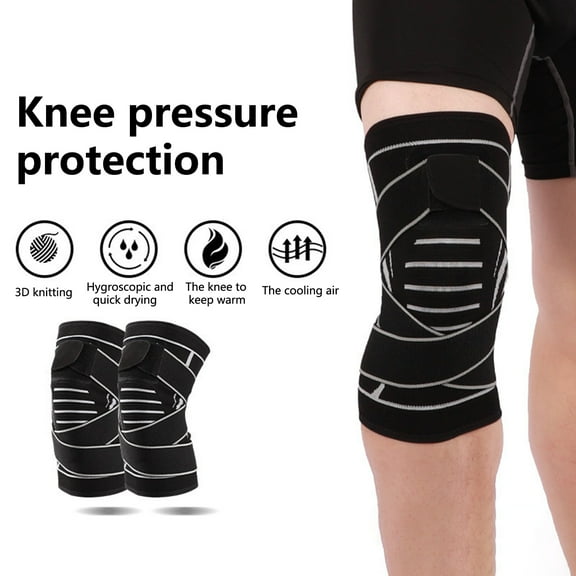 Knee Sleeve,Compression Fit Support -for Joint Pain and Arthritis Relief, Improved Circulation Compression - Wear Anywhere