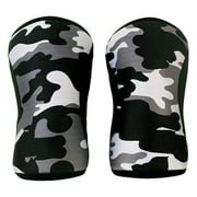 Knee Sleeves, 1 Pair, 7mm Neoprene Compression Knee , Great Support for Cross Training, Weightlifting, Powerlifting, Squats, Basketball