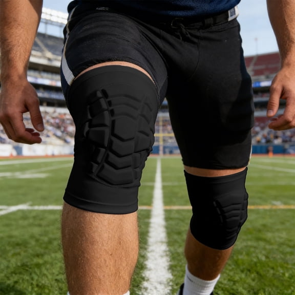 Knee Sleeves 2 Pack for Men and Women, Breathable Compression Knee Support for Running, Weightlifting, Gym, Basketball, Joint Protection and