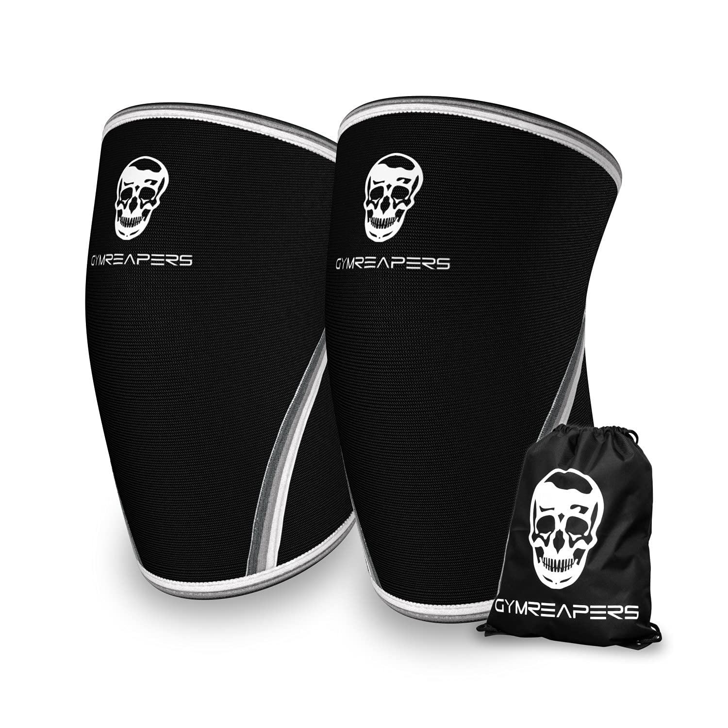 Knee Sleeves & Compression Brace (1 Pair) With Gym Bag - IPF Approved - for  Squats, Fitness, Weightlifting, and Powerlifting - Gymreapers 7MM Sleeve  Pair 