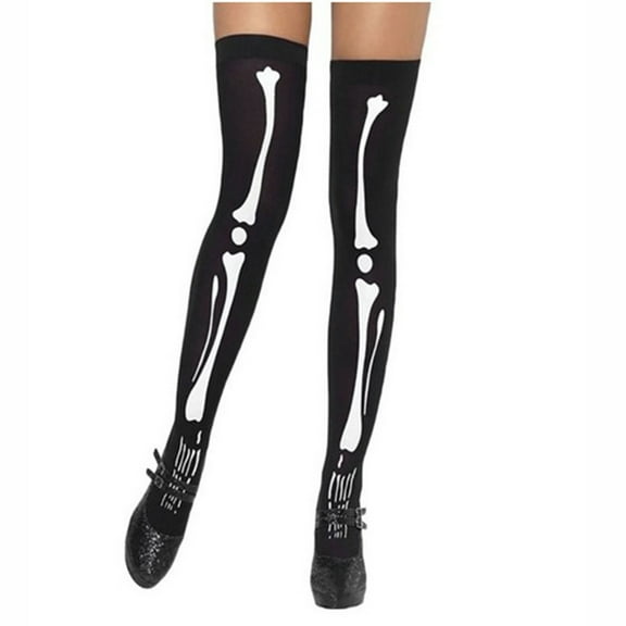 Knee Socks Soft Thigh High Socks Over the Knee Thigh High Long Stockings for Halloween Pattern Funny Party Dance Cosplay Carnival Game Events