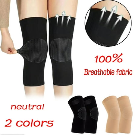 Knee Support under $5! CQCYD Breathable Knitted Knee Support, Compression Brace for Sports, Knee Sleeve for Running, Knee Support for Hiking and Injury