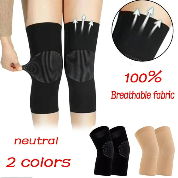 Knee Support under $5! CQCYD Breathable Knitted Knee Support, Compression Brace for Sports, Knee Sleeve for Running, Knee Support for Hiking and Injury