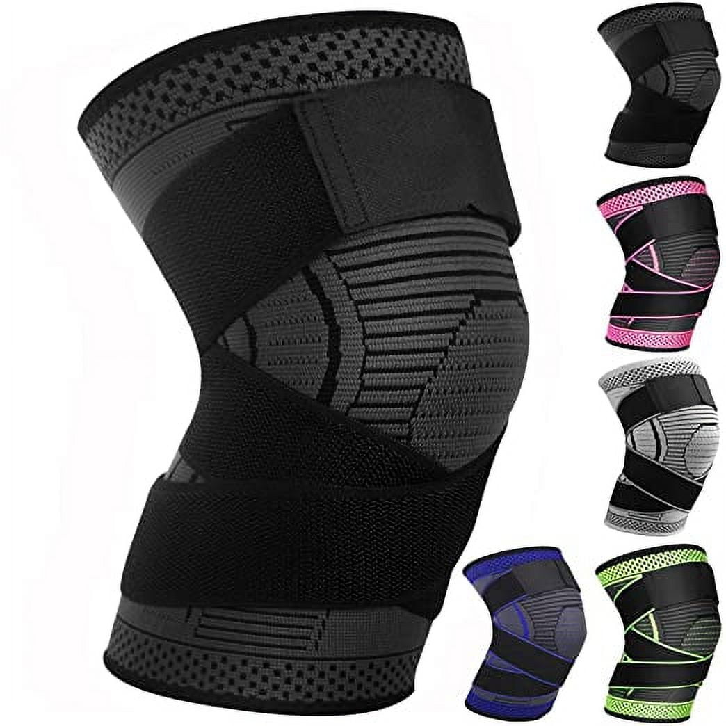 Knee Support Adjustable Knee Brace 1 Pack Anti Slip Compression Knee ...