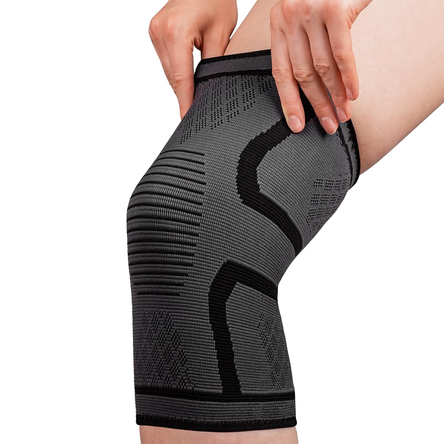 Knee Support Brace Compression Sleeve For Arthritis, Joint Pain, Ligament Injury, Meniscus Tear, ACL, MCL, Tendonitis, Pain Relief (Pack 1 Medium)