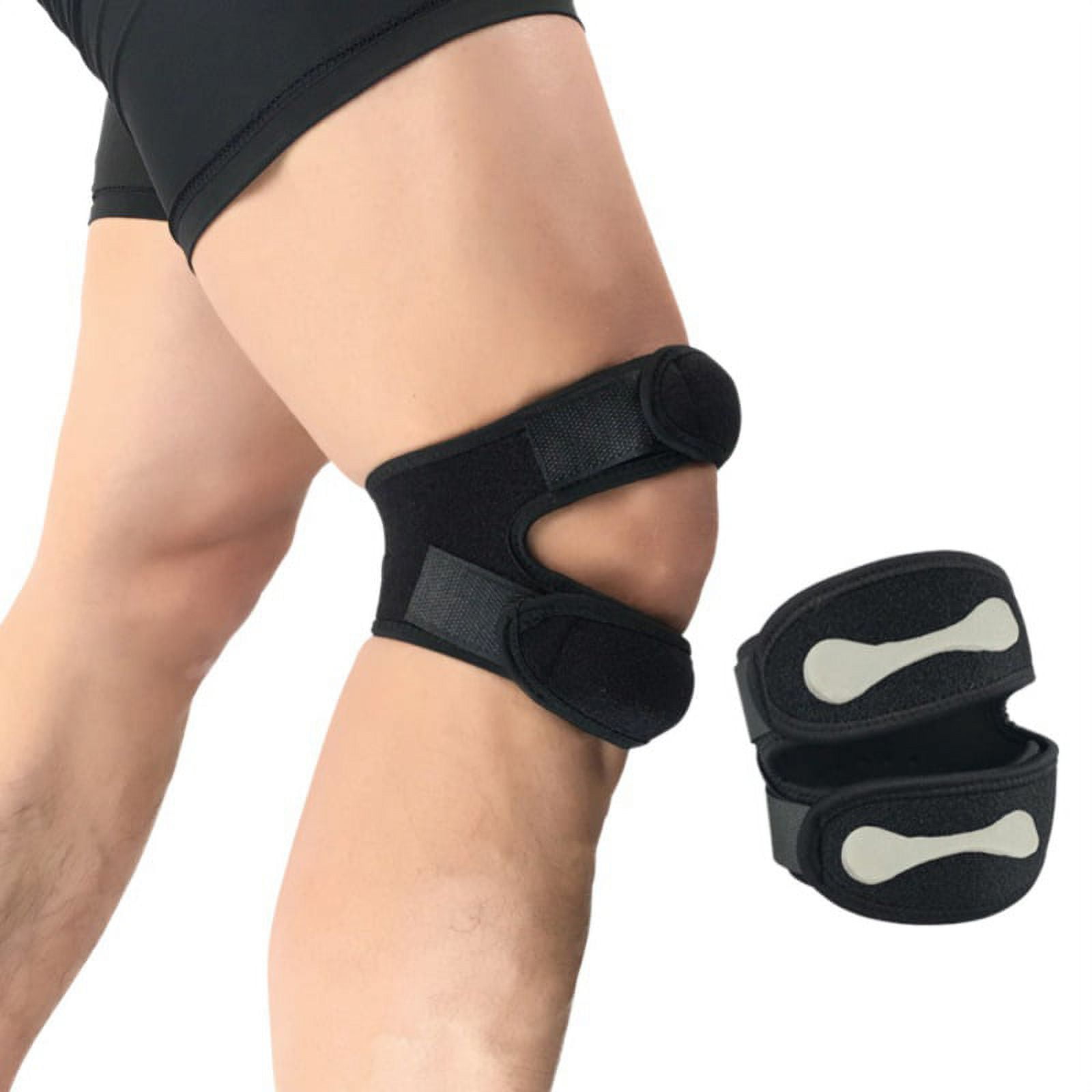 Knee Support Wrap, Knee Pain Relief from Jumpers Knee, Runners Knee